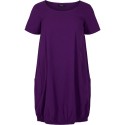 Zizzi Jeasy, S/S, Dress - Kjole J80000L Violet Indigo