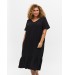 Zizzi VMACY S/S BLK Dress - Kjole V90000I Black