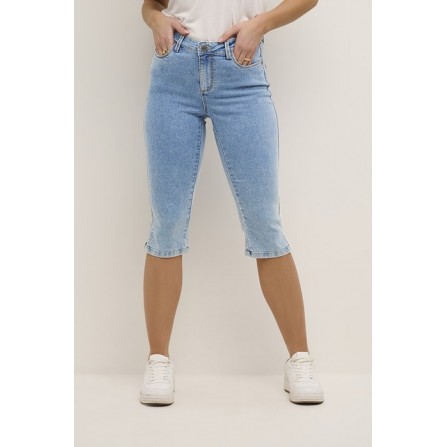 Kaffe KAvicky Capri Jeans - 10505521 Light Blue Washed