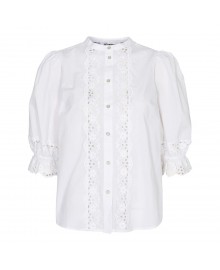 Co'couture Alva Anglaise S/S Shirt - Skjorte 95754 White
