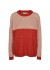 Basic Apparel Claudine Sweater - Strik BA256-01 Spicy Orange/Rugby Tan