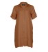 ZOEY Nina Shirt Dress - Kjole 204-3723 Burned Siena