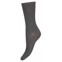 Decoy Ankle Sock Fine Knit - Grå Bambus ankelstrømpe 20345