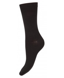 Decoy Ankle Sock Doubleface -  Sort uld Ankelstrømpe 21219