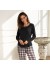 Lady Avenue Cotten Flannel Pyjamas - Sort/ternet pyjamas 83-1186