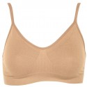 Missya Bra Top Solid - Nude Seamless Top med smalle stropper 12219