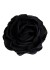 Pico Rose Claw - Sort hårklemme med blomst CL44