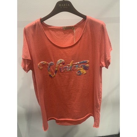 MARTA T-shirt - Orange vintage t-shirt 1535