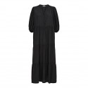 Co'couture Sunrise Floor Dress - Sort kjole med vidde 36084