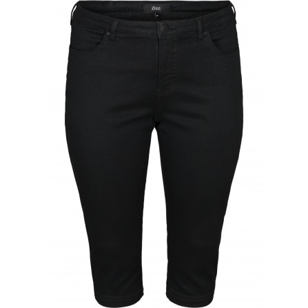 Zizzi Jeans Emily Capri - Sorte capri jeans O10305H