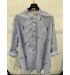 MARTA Shirt - Oversize light blue skjorte M82252