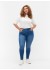 Zizzi Jeans, Long, Amy J10305L - Lyseblå jeans Light Blue