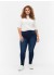 Zizzi Jeans, Long, Amy J10305L - Blå jeans Blue Denim