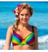 Wiki Full Cup bikini Top - Neonfarvet bikini overdel 467-3467 Santa Maria