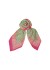 Black Colour BC India Scarf - Pink/grønt tørklæde 208270 Green