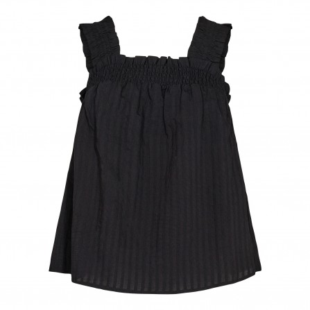 Co'Couture Selma Smock Strap Top - Sort top 35184
