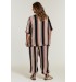 Gozzip Agaton Blouse - Stribet bluse G233028 Black Striped