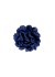 Black Colour BCFLOWER Brooch - Marineblå satin blomst broche 5773 Navy