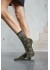 HYPEtheDetail Fashion sock - Army grønne ankelstrømper med smiley 21447