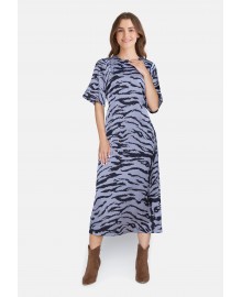 Sisters Point ELIPA-DR - Stribet kjole 16612 Grey Zebra