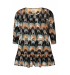 Zhenzi Tunic - Grøn printet tunika 2809231 Army Way