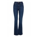 PZBECCA UHW Jeans Full Length - Bootcut 50207285 Dark Blue Denim