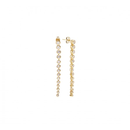 Pico Scarlett Crystal Studs T01006 Clear/FG Goldplated