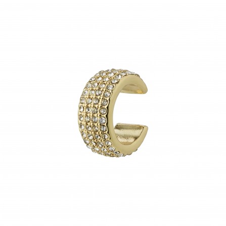 Pilgrim MATYLDA recycled krystal cuff ørering 262332003 Guldbelagt