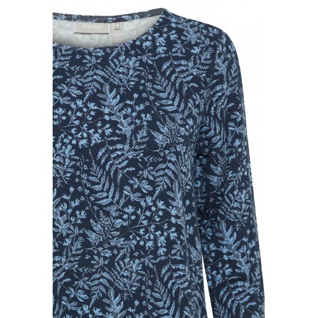 - Marine Fransa FREMFLORAL 1 bluse med T-shirt lyseblåt print