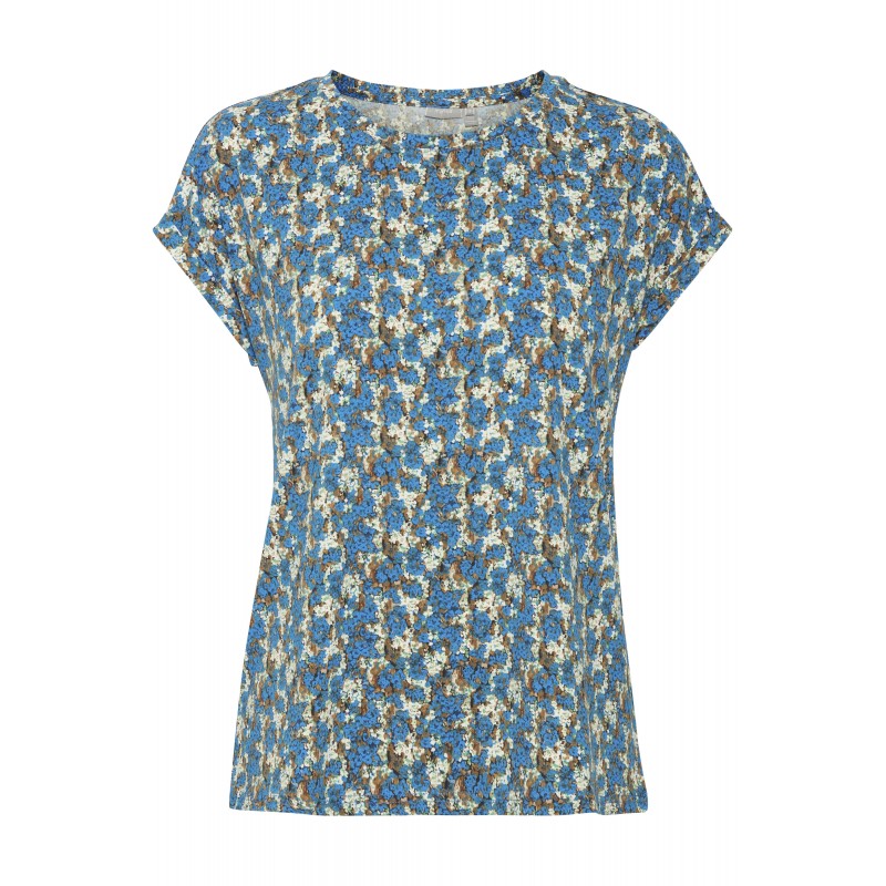 1 | TEE 20610634 T-shirt | Brilliant Blue AOP Fransa FRSEEN - T-shirt