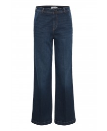 Fransa FRBECCA HANNA JE 2 - Blå jeans med vidde 20613321 Dark Blue Denim