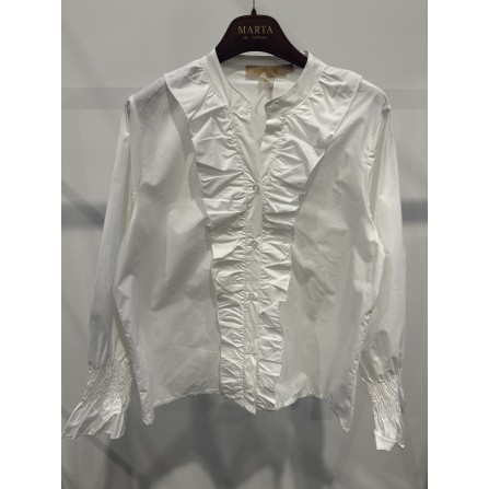 MARTA MdcStella Shirt - Hvid bomuldsskjorte 85835 White 28