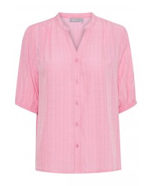 Fransa FRAFIA SH 1 - Lyserød skjorte 20614094 Pink Frosting