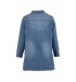Gozzip Amela Long Denim Jacket - Denim jakke G234039 Light Blue Denim
