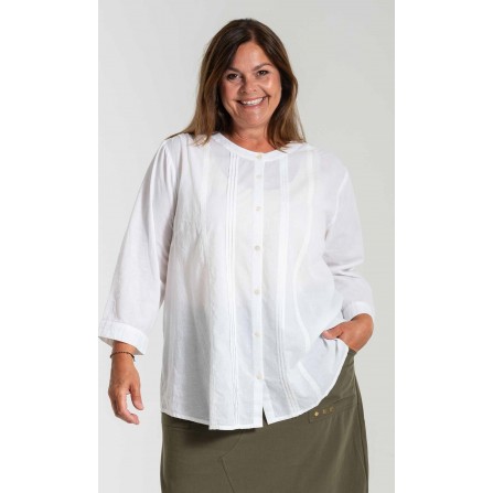 Gozzip GBrianna Shirt Blouse - Hvid skjorte G242076 White