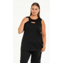 Gozzip GCira Top - Sort top G242207 Black