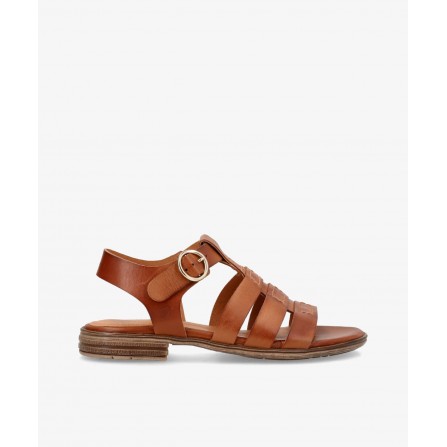 Shoedesign Copenhagen Renata - Brun skindsandal SD-6 Leather Brandy