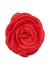 Pico Small Satin Rose Claw - Rød hårklemme med blomst CL46 Bright Red