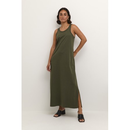 Kaffe KAditte Jersey Dress - Grøn kjole 10507452 Forest Night