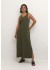 Kaffe KAditte Jersey Dress - Grøn kjole 10507452 Forest Night