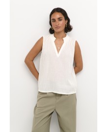 Kaffe KAalice Top - Hvid top 10508545 Chalk