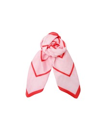 Black Colour BCALESSI MINI SCARF - Pink/rødt tørklæde 3522 Pink/Red