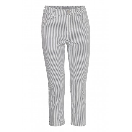 Fransa FRENA TESSA CA 1 - Stribet stumpebuks 20613886 Birch w Navy