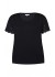 Zhenzi Alison 272 - T-Shirt 2/4 - Sort t-shirt med broderi anglaise 200272 Black