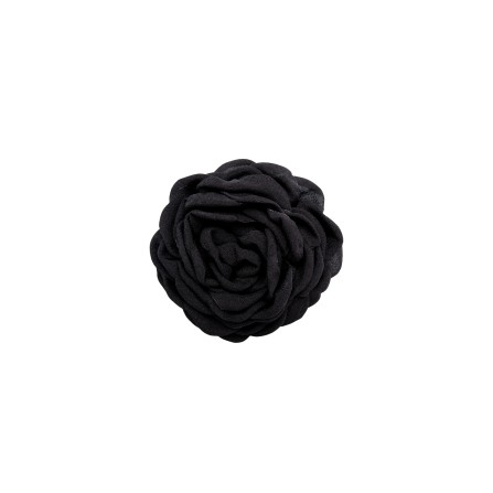 Black Colour BCVILLA MEGA FLOWER BROOCH - Sort broche 5800 Black