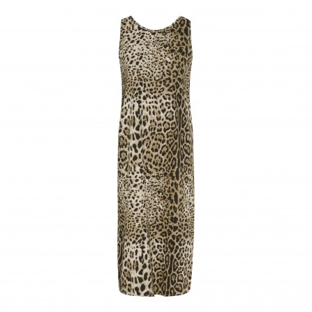 MARTA Mcdsigný Dress - Lang kjole med leopard print 4805p Leo