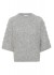 Kaffe KAmalene Knit Pullover - Strik med korte ærmer 10508763 Grey Melange