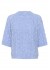 Kaffe KAmalene Knit Pullover - Strik med korte ærmer 10508763 Vista Blue Melange