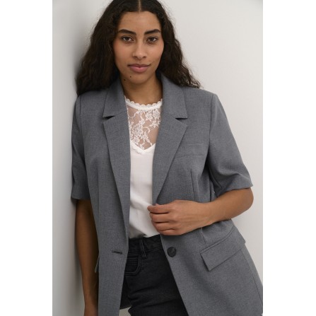 Kaffe KAeden Blazer - Grå blazer 10508820 Grey Melange