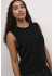 Kaffe KAlizza Knit Slipover - Sort strik vest 10509232 Black Deep